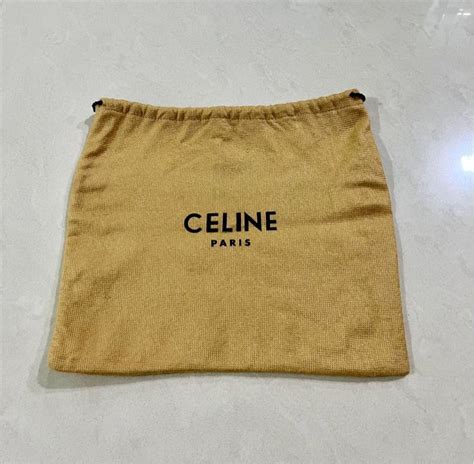 ถุงผ้า celine สีฟ้า